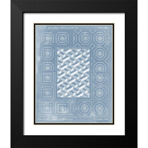 Elements for Design I Black Modern Wood Framed Art Print with Double Matting by Langley