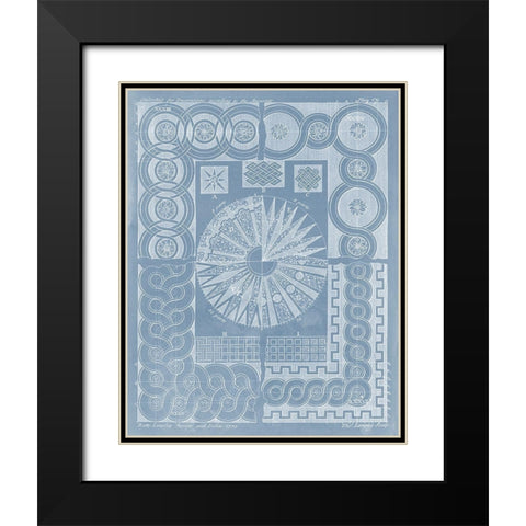 Elements for Design III Black Modern Wood Framed Art Print with Double Matting by Langley