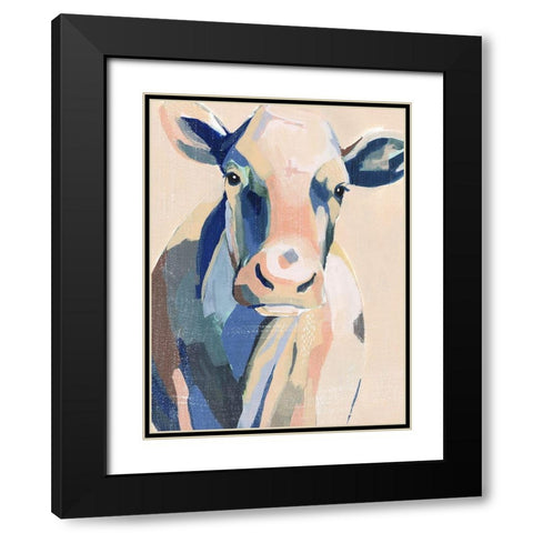Hertford Holstein I Black Modern Wood Framed Art Print with Double Matting by Popp, Grace