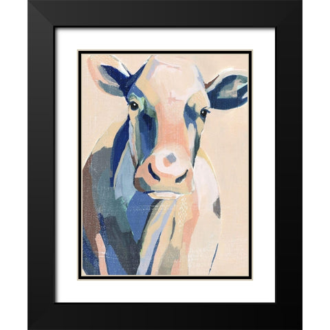 Hertford Holstein I Black Modern Wood Framed Art Print with Double Matting by Popp, Grace
