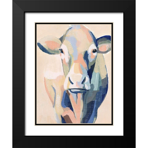 Hertford Holstein II Black Modern Wood Framed Art Print with Double Matting by Popp, Grace