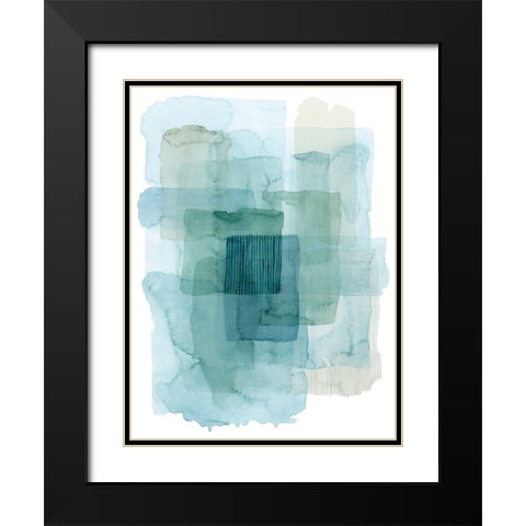 Wave Spector II Black Modern Wood Framed Art Print with Double Matting by Popp, Grace