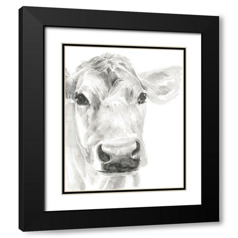 Farm Faces I Black Modern Wood Framed Art Print with Double Matting by Parker, Jennifer Paxton