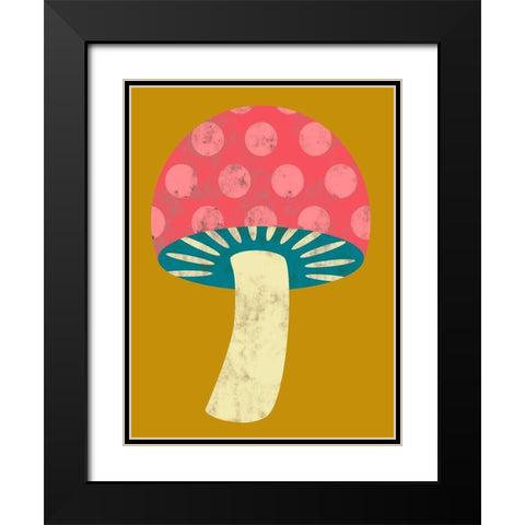 Veggie Party V Black Modern Wood Framed Art Print with Double Matting by Zarris, Chariklia