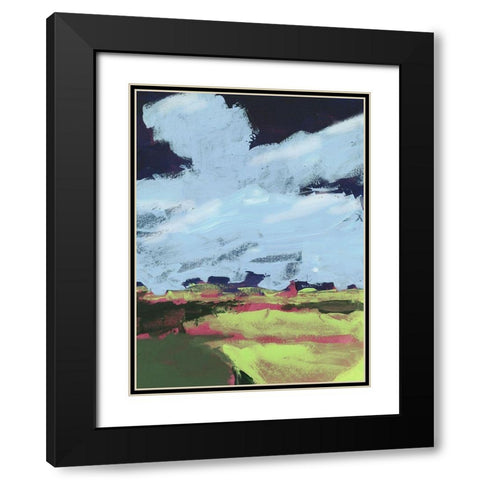 Sherbet Plains I Black Modern Wood Framed Art Print with Double Matting by Parker, Jennifer Paxton
