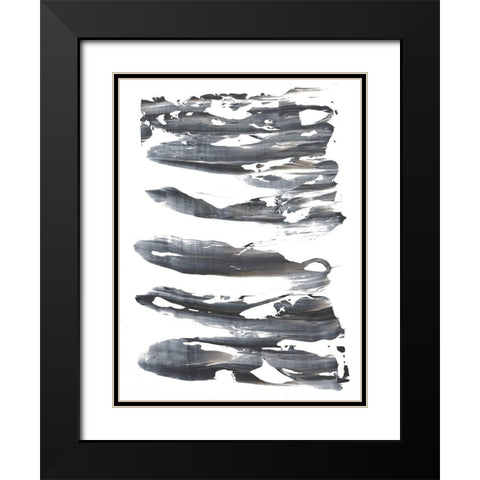 Tungsten I Black Modern Wood Framed Art Print with Double Matting by Lam, Vanna