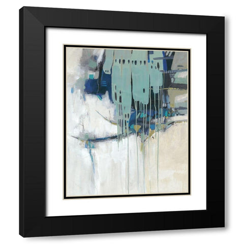 Molten I Black Modern Wood Framed Art Print with Double Matting by OToole, Tim