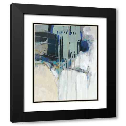 Molten II Black Modern Wood Framed Art Print with Double Matting by OToole, Tim