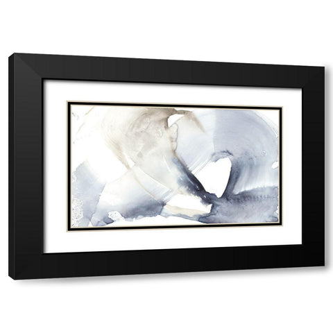 Wave Break II Black Modern Wood Framed Art Print with Double Matting by Goldberger, Jennifer