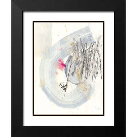 Intentions I Black Modern Wood Framed Art Print with Double Matting by Goldberger, Jennifer