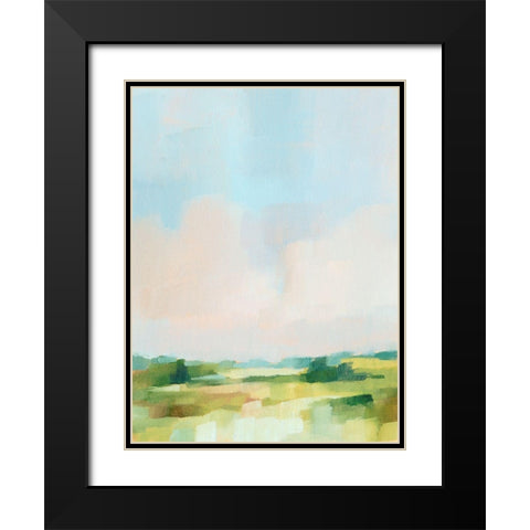 Spring Skies II Black Modern Wood Framed Art Print with Double Matting by Harper, Ethan