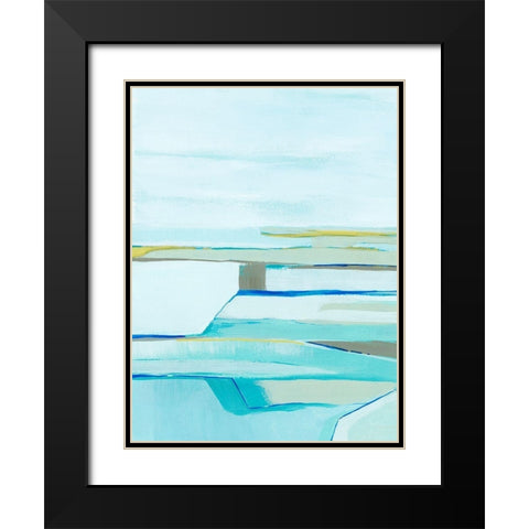 Seafarers Layers II Black Modern Wood Framed Art Print with Double Matting by Popp, Grace
