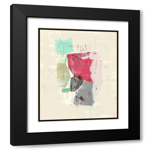 Mid Century Riff I Black Modern Wood Framed Art Print with Double Matting by Goldberger, Jennifer