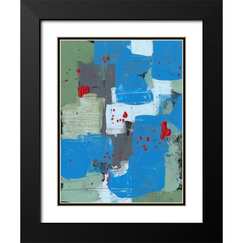 Integrated Circuit II Black Modern Wood Framed Art Print with Double Matting by Moore, Regina