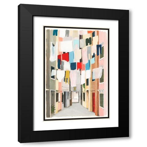 Laundry Day I Black Modern Wood Framed Art Print with Double Matting by Popp, Grace