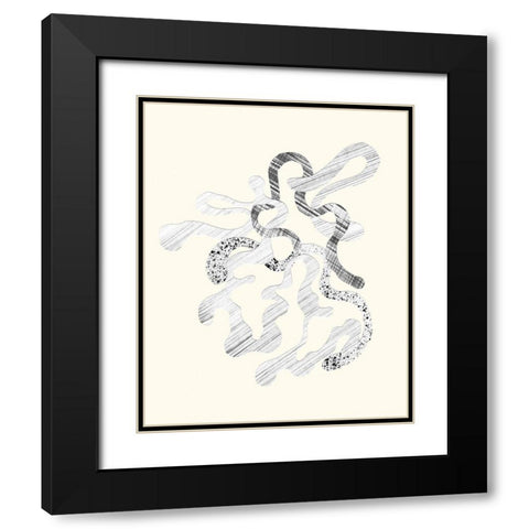 Cattywampus II Black Modern Wood Framed Art Print with Double Matting by Douglas, Jamie