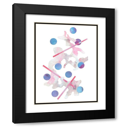 Paint Cloud I Black Modern Wood Framed Art Print with Double Matting by Douglas, Jamie