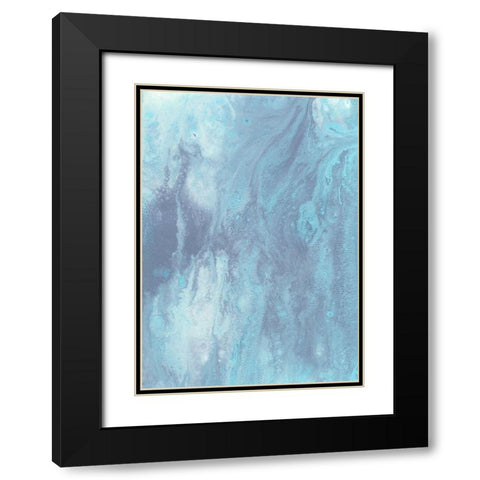 Arctic Brilliancy II Black Modern Wood Framed Art Print with Double Matting by Moore, Regina