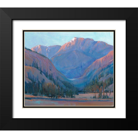 Mountain Vista II Black Modern Wood Framed Art Print with Double Matting by OToole, Tim