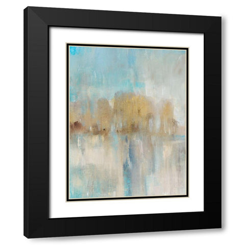 Trees Aglow II Black Modern Wood Framed Art Print with Double Matting by OToole, Tim