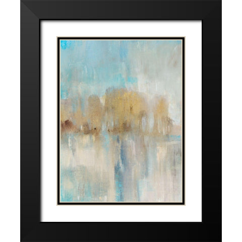 Trees Aglow II Black Modern Wood Framed Art Print with Double Matting by OToole, Tim