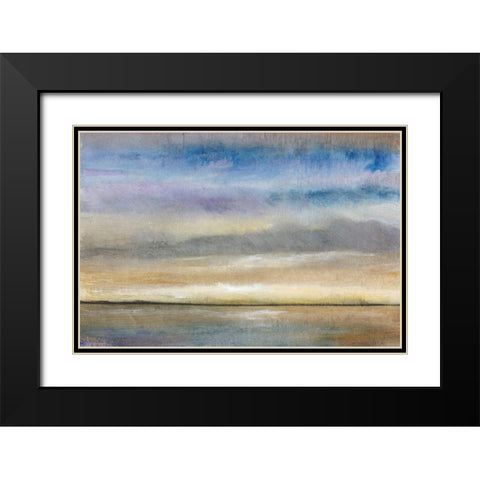 Evening Calm I Black Modern Wood Framed Art Print with Double Matting by OToole, Tim