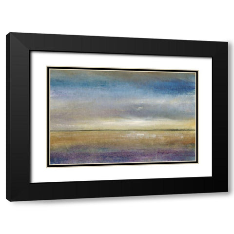 Evening Calm II Black Modern Wood Framed Art Print with Double Matting by OToole, Tim