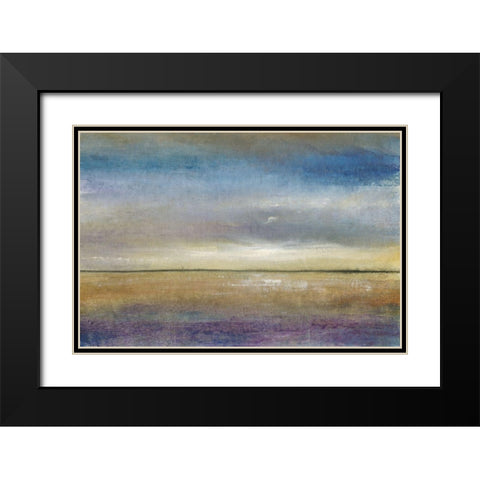 Evening Calm II Black Modern Wood Framed Art Print with Double Matting by OToole, Tim