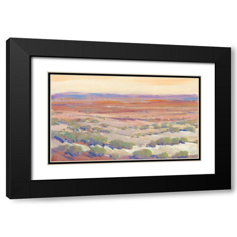 High Desert Pastels II Black Modern Wood Framed Art Print with Double Matting by OToole, Tim