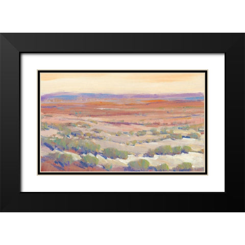 High Desert Pastels II Black Modern Wood Framed Art Print with Double Matting by OToole, Tim