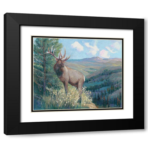 View From the Top II Black Modern Wood Framed Art Print with Double Matting by OToole, Tim