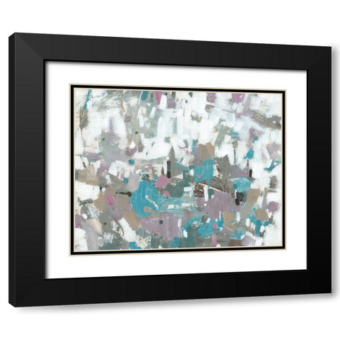 Bits and Pieces I Black Modern Wood Framed Art Print with Double Matting by OToole, Tim