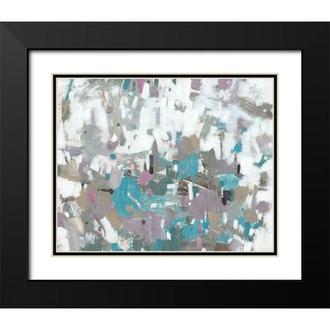 Bits and Pieces I Black Modern Wood Framed Art Print with Double Matting by OToole, Tim