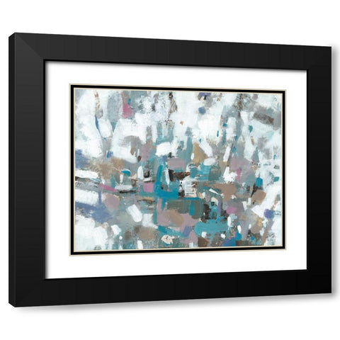 Bits and Pieces II Black Modern Wood Framed Art Print with Double Matting by OToole, Tim