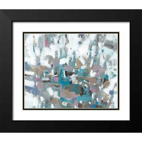 Bits and Pieces II Black Modern Wood Framed Art Print with Double Matting by OToole, Tim