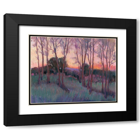 Morning Light II Black Modern Wood Framed Art Print with Double Matting by OToole, Tim