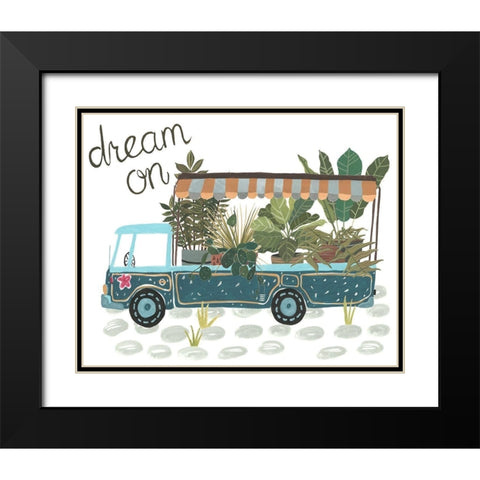 Hit the Road I Black Modern Wood Framed Art Print with Double Matting by Wang, Melissa