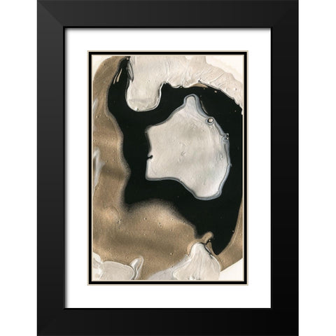 Will o the Wisp II Black Modern Wood Framed Art Print with Double Matting by Ludwig, Alicia