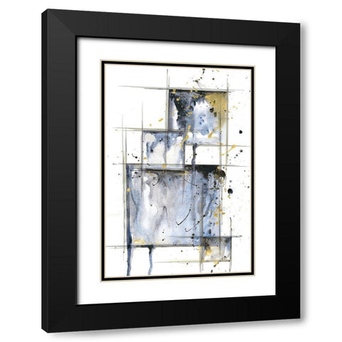 Pioneer II Black Modern Wood Framed Art Print with Double Matting by Llama, Lily