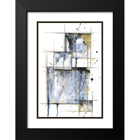 Pioneer II Black Modern Wood Framed Art Print with Double Matting by Llama, Lily