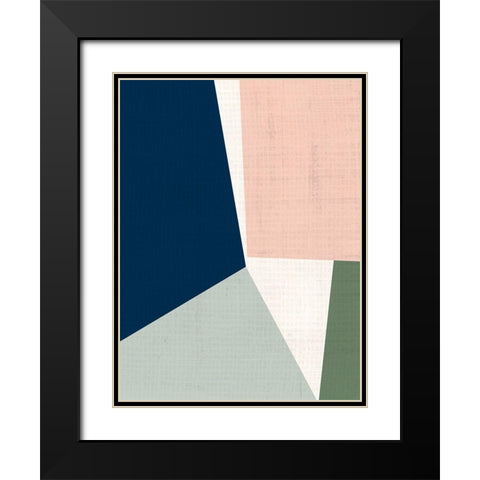 Steppe I Black Modern Wood Framed Art Print with Double Matting by Vess, June Erica