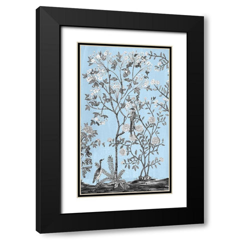 Tree of Life Chinoi II Black Modern Wood Framed Art Print with Double Matting by Wang, Melissa