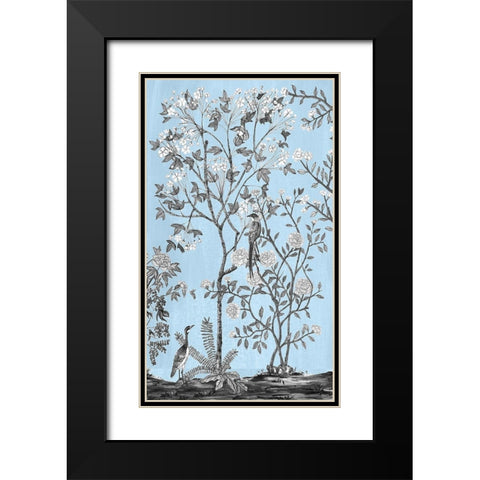 Tree of Life Chinoi II Black Modern Wood Framed Art Print with Double Matting by Wang, Melissa