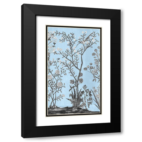 Tree of Life Chinoi III Black Modern Wood Framed Art Print with Double Matting by Wang, Melissa