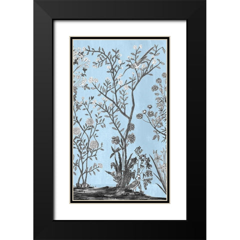 Tree of Life Chinoi III Black Modern Wood Framed Art Print with Double Matting by Wang, Melissa