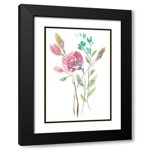 Late Season Bouquet I Black Modern Wood Framed Art Print with Double Matting by Goldberger, Jennifer