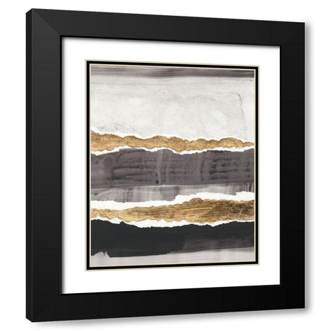 Greystone I Black Modern Wood Framed Art Print with Double Matting by Vanna Lam