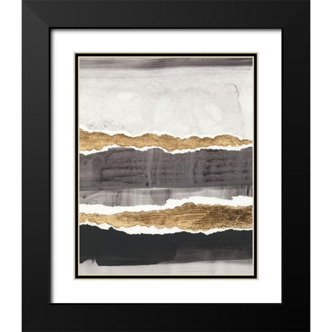 Greystone I Black Modern Wood Framed Art Print with Double Matting by Vanna Lam
