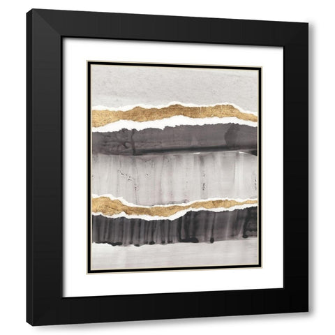 Greystone II Black Modern Wood Framed Art Print with Double Matting by Vanna Lam