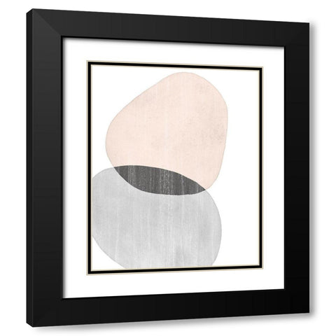 Shifting Spheres I Black Modern Wood Framed Art Print with Double Matting by Popp, Grace